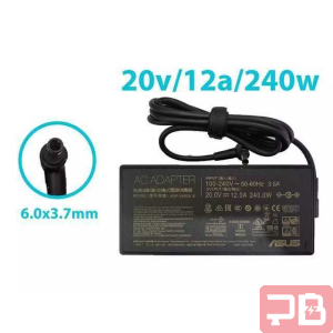 Cargador ASUS para Laptop 20V 12A 240W 6.0x3.7mm