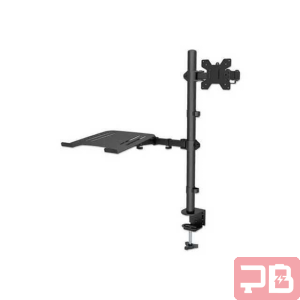 Soporte Doble Nitron MM10 para Laptop de 15.6" y Monitor de 32"