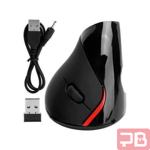 Mouse Ergonómico Vertical Inalámbrico Nitron - Negro