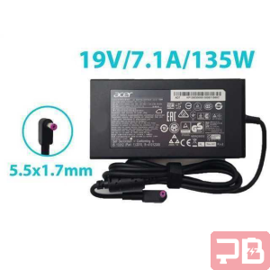 Cargador ACER 19V 7.1A 5.5x1.7mm (Pin Rojo)