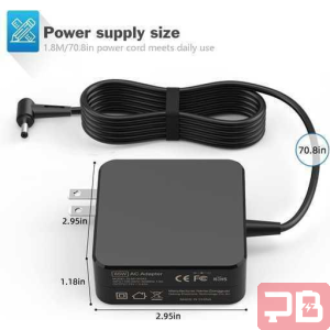 Cargador Gateway 19V 3.42A 65W Plug 3.5x1.35mm