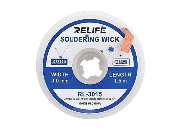 Malla Chupa Suelda Relife RL-3015 3.0mm x 1.5m