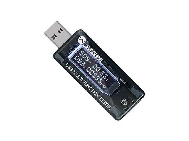 Voltímetro Digital USB Sunshine SS-302A