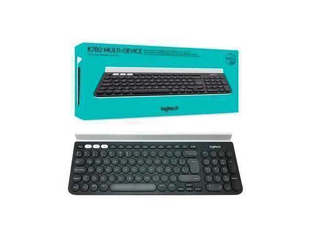 Teclado Logitech K780 Multidispositivo - Bluetooth - Negro
