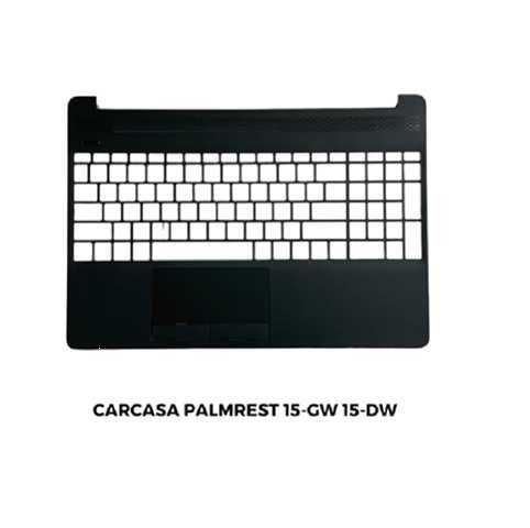 Carcasa Palmrest Negra para HP 15-GW y más - Reemplazo fácil