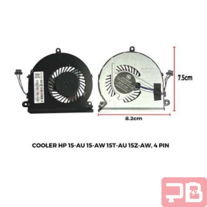 Ventilador/Cooler para HP Laptop 15-AU y 15-AW 4PIN