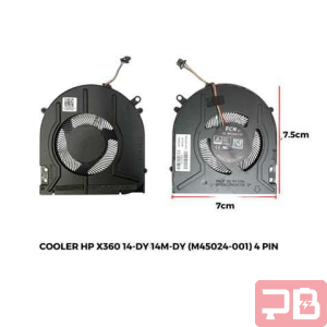 Ventilador/Cooler para HP X360 14-DY y 14M-DY 4PIN