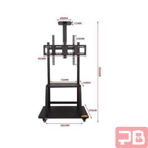 Soporte de Pared Movible para TV de 32" a 70" con Ruedas