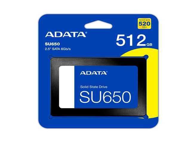 SSD ADATA SU650 512GB SATA III 2.5" 6GB/s