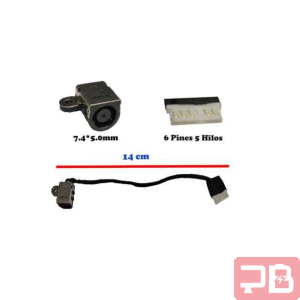 Conector de Carga DC para Dell 3560