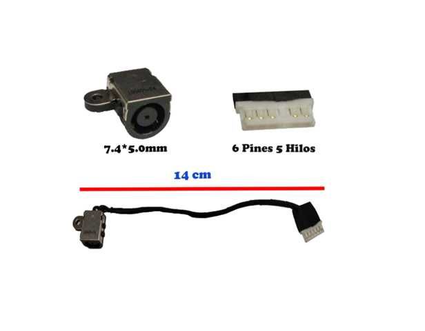Conector de Carga DC para Dell 3560