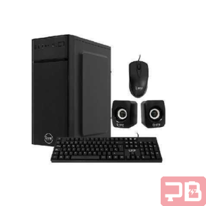 Combo Case Q-One C6016 con Fuente 250W, Teclado, Mouse y Parlantes