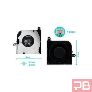 Ventilador para Laptop Dell Latitude 5420 0HX40M - 4 Pines
