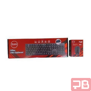 Combo Teclado QK-616 y Mouse QM-390 Quasad Q-One Computer USB Negro