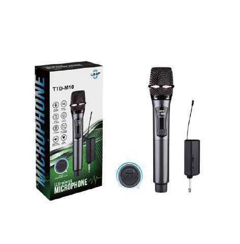 Micrófono Inalámbrico UHF Recargable TTD-M10 - Alcance 50m