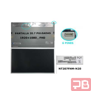 Pantalla All in One 20.7" HD 1920x1080 MT207FHM-20 B5
