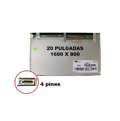 Pantalla All in One 20" HD 1600x900 - Reemplazo Fácil