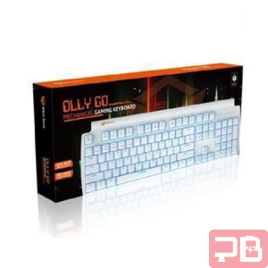 Teclado Gamer Meetion Olly Go MK600RD Mecánico Rojo con Cable y Retroiluminación Azul