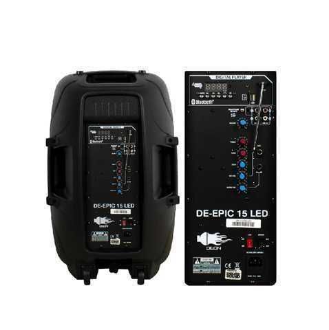 Parlante DE-EPIC-15 LED Bluetooth 15" Negro - Image 2