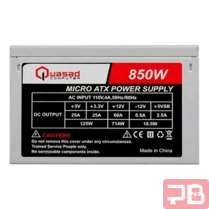 Fuente de Poder Quasad 850W Micro ATX 110V