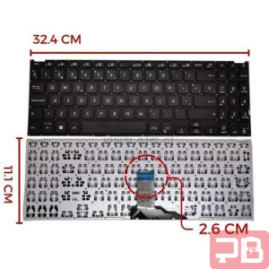 Teclado ASUS VivoBook X509F/J/M/U/M509/X515 Español Negro