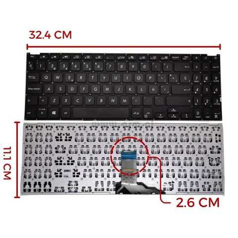 Teclado ASUS VivoBook X509F/J/M/U/M509/X515 Español Negro