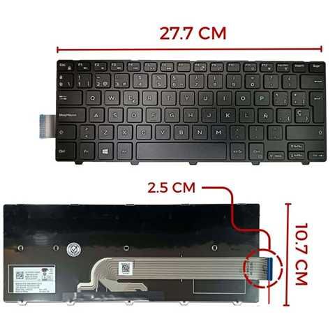Teclado DELL D14-3000 Negro para Inspiron 3000 y 5000