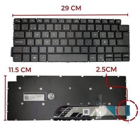 Teclado de Reemplazo DELL VOSTRO e INSPIRON - Negro