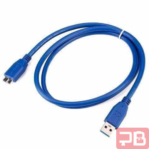Cable de Datos VELLYGOOD para Discos Duros Externos - 1.5m - USB 3.0