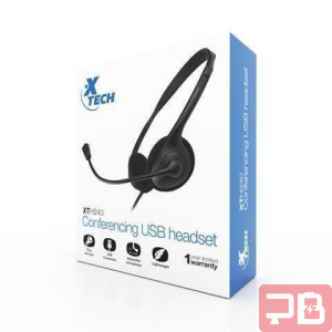 Auriculares USB XTECH XTH-240 para Videoconferencias
