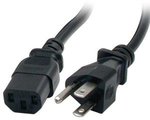 Cable de Poder para Fuentes de PC y Monitores