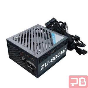 Fuente de Poder Zumax 800W Certificada - Negra - ATX