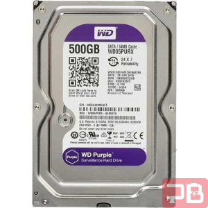 Disco Duro Western Digital Purple 500GB para CCTV 3.5"