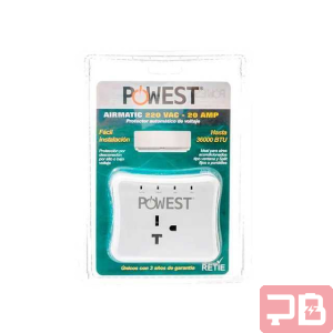 Protector de Voltaje POWEST AIRMATIC 220V / 20A / 36000 BTU