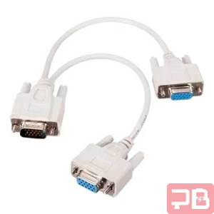 Cable Divisor VGA 1 Macho a 2 Hembras XTECH XTC-325