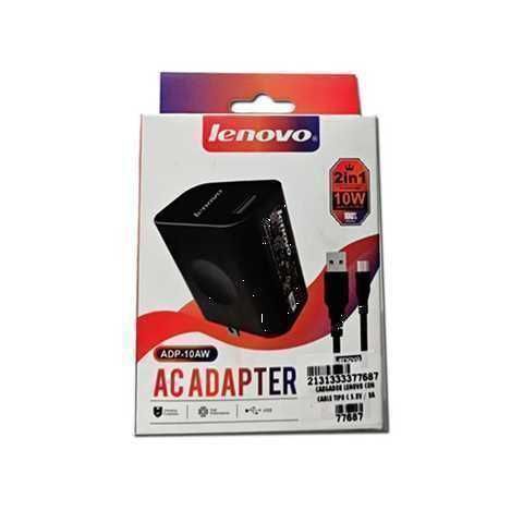 Cargador Lenovo con Cable Tipo C - Carga Rápida y Segura