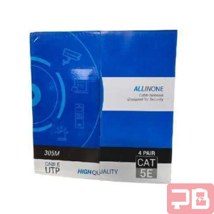 Cable Ethernet AllinOne Cat 5E 305m UTP 24AWG Interior