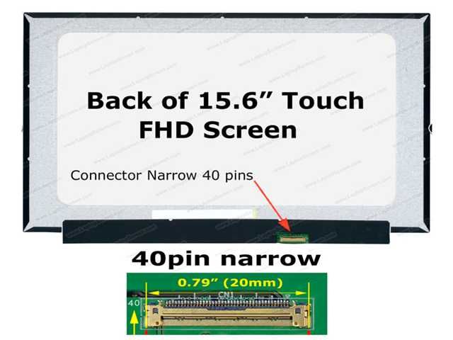 Pantalla Táctil 15.6" Full HD - Conector Narrow