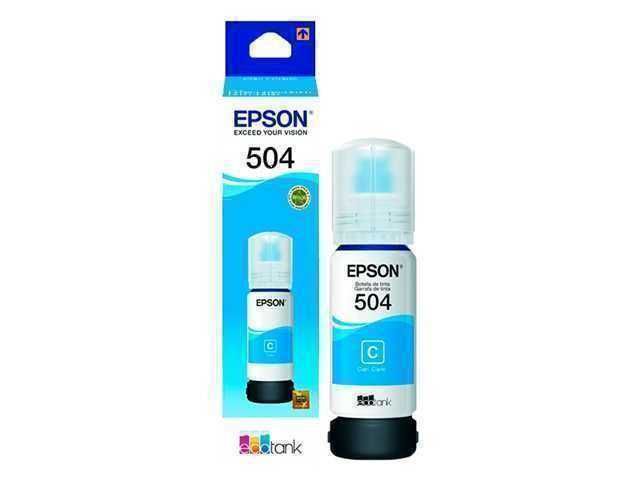 Tinta Epson 504 Azul - 70 ml para impresoras Epson