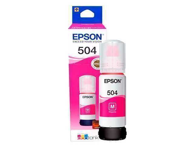 Cartucho de Tinta Magenta Epson 504 - 70ml