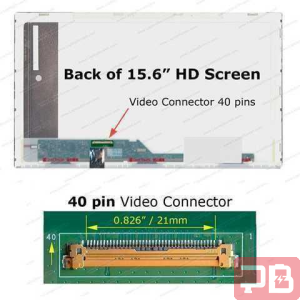 Pantalla LCD 15.6" HD 1366x768 - Sin Sujetadores