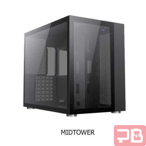 Caja Compacta GameMax Infinity Mini BK/Negro