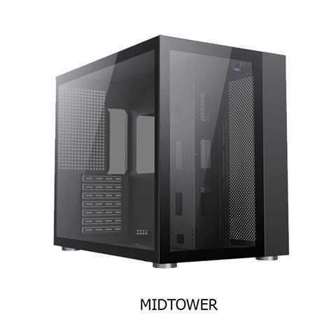 Case GameMax Infinity Mini BK - Estilo y Rendimiento en Negro