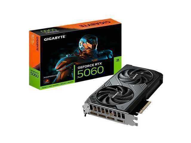 Tarjeta Gráfica GIGABYTE RTX 5060 OC 8GB GDDR7