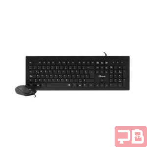 Combo Teclado y Mouse Quasad QC-4400U Negro con Cable 1.5m
