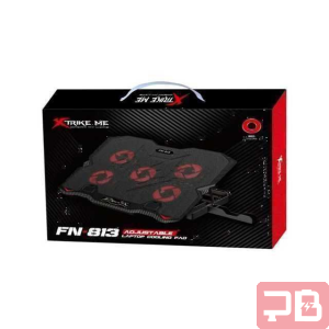 Base de Enfriamiento para Laptop Xtrike Me FN-813 - 9" a 15.6" - 5 Ventiladores LED