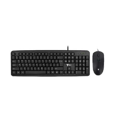 Combo Teclado y Mouse ENV CM-11 Multimedia USB Negro