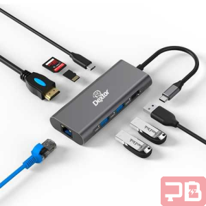 Docking USB-C 8 en 1 Dextor - Expansión para tu Computadora