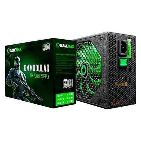 Fuente de Poder Gamemax 800W Modular GM-800 80 Plus Silver