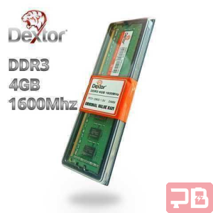 Memoria RAM Dextor 4GB DDR3 1600MHz para PC
